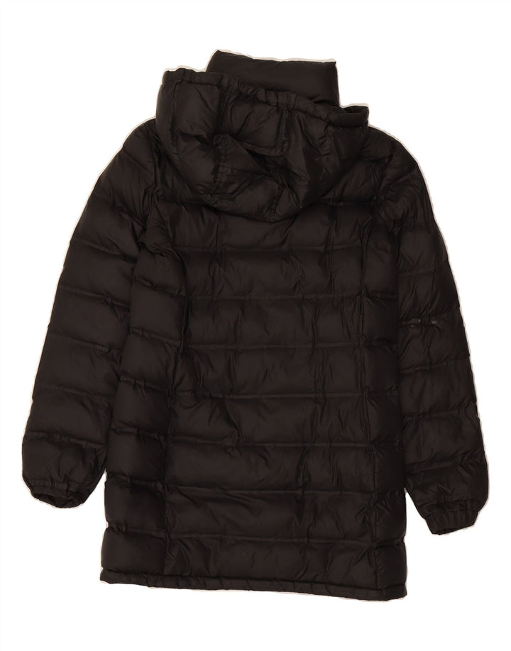 ZARA Womens Hooded Padded Coat UK 6 XS Black Polyamide Vintage Zara and Second-Hand Zara from Messina Hembry 