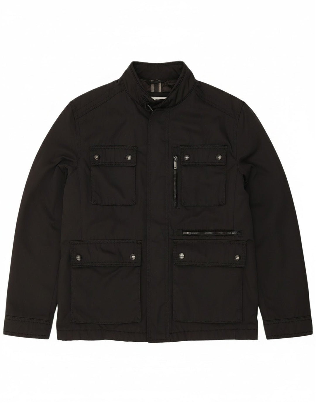 ZARA Mens Utility Jacket UK 40 Large Black