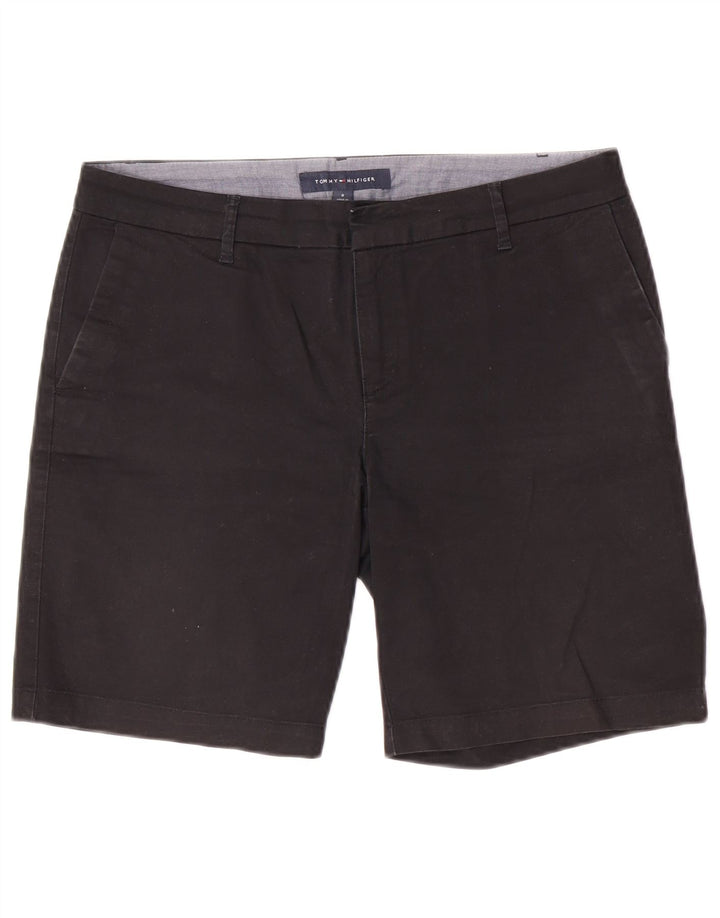 Pantaloni scurti chino Tommy Hilfiger pentru femei US 8 Medium W32 bumbac negru