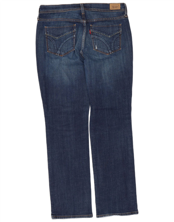 Blugi drepti pentru femei Levi's 505 US 10 Large W30 L29 Blue Bumbac