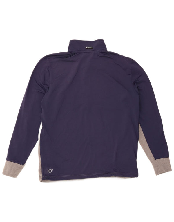 Trening pentru bărbați, cu fermoar, gât, pulover, mijlociu