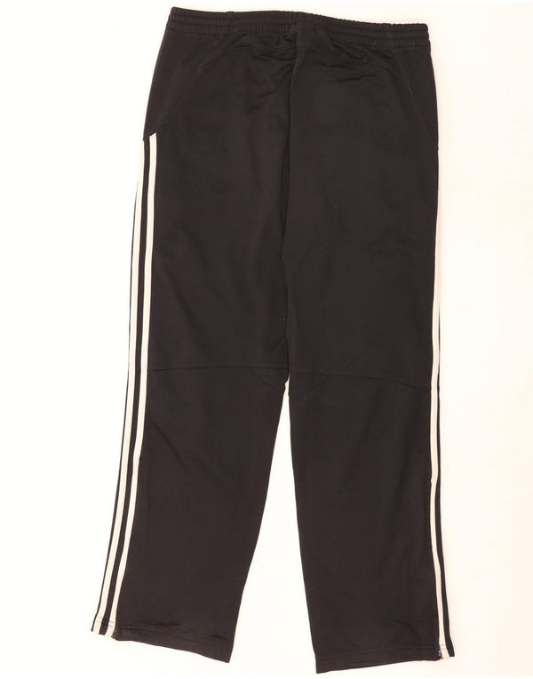 Adidas Mens Tracksuit Trousers Medium Black Polyester