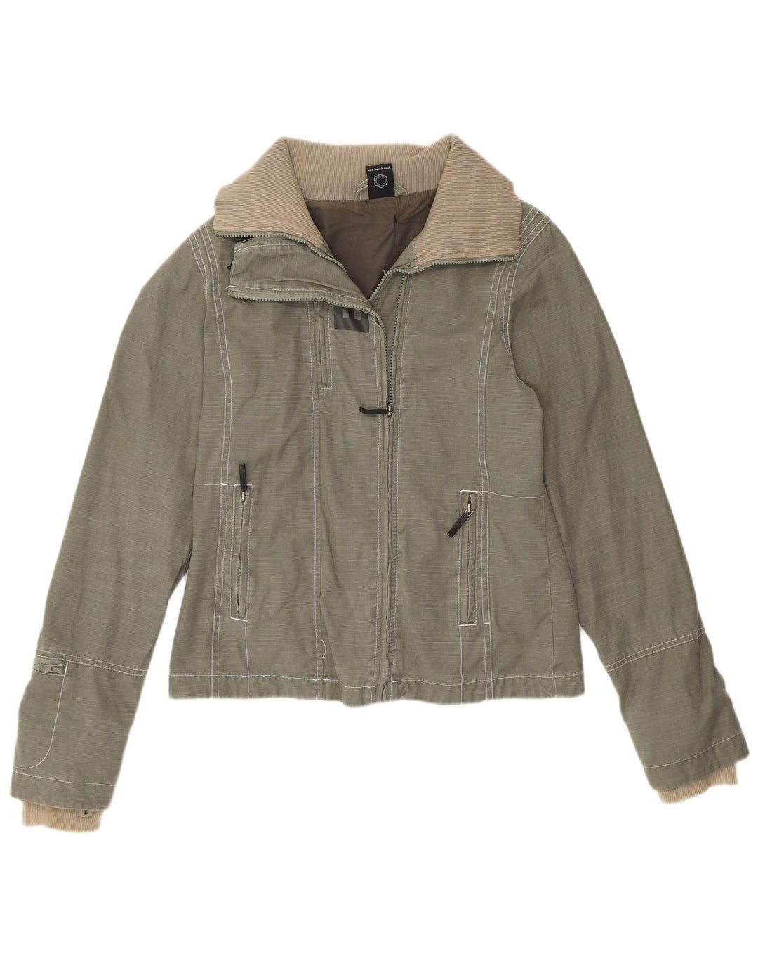 Jachetă pentru femei Bench Utility UK 14 Medium Khaki Bumbac