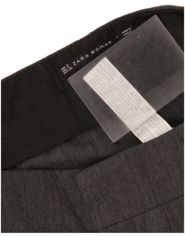 Pantaloni harem Capri pentru femei Zara Mici W26 L20 Gri Viscoză