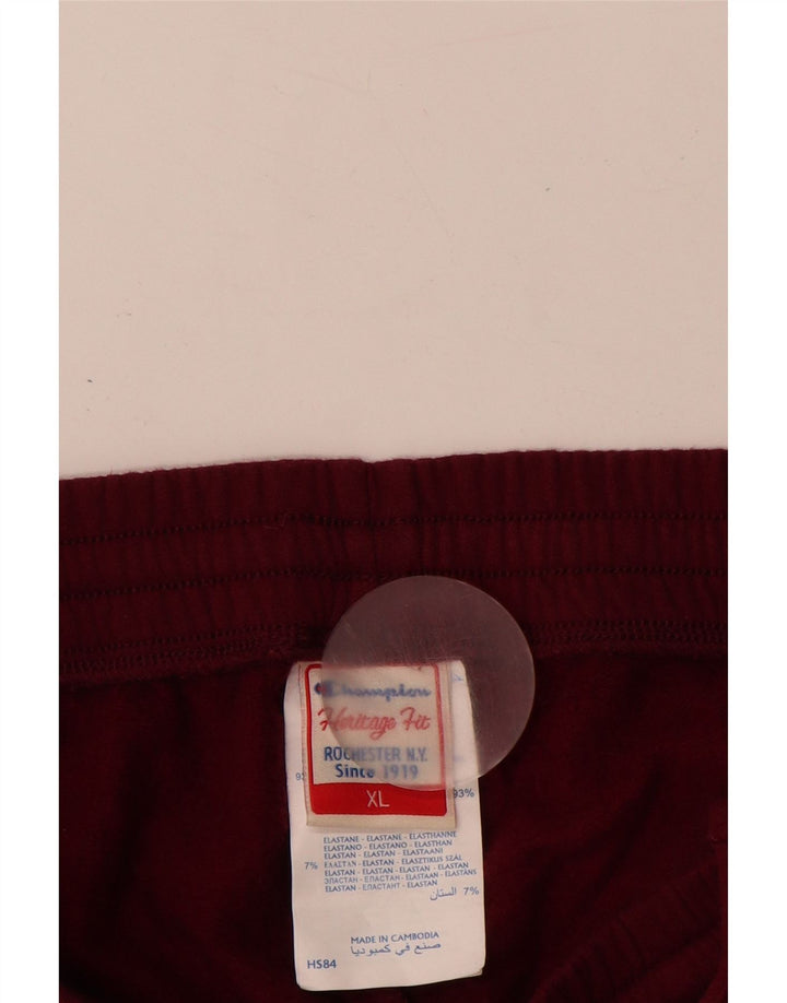 CHAMPION Pantaloni de trening pentru femei Heritage Fit Pantaloni de jogging UK 18 XL Maroon