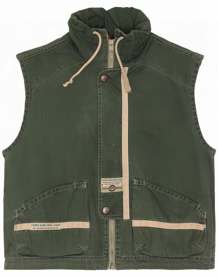 Gilet Vintage pentru bărbați UK 36 Small Green
