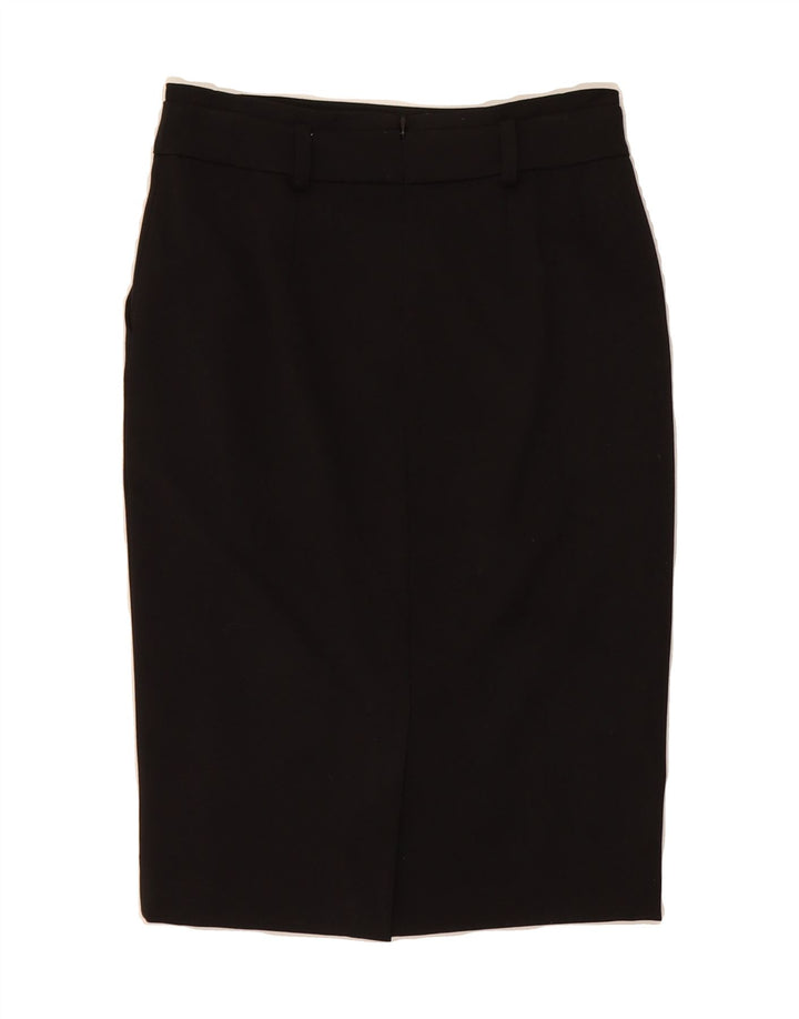 WAREHOUSE Womens Pencil Skirt UK 8 Small W28  Black Polyester Vintage Warehouse and Second-Hand Warehouse from Messina Hembry 