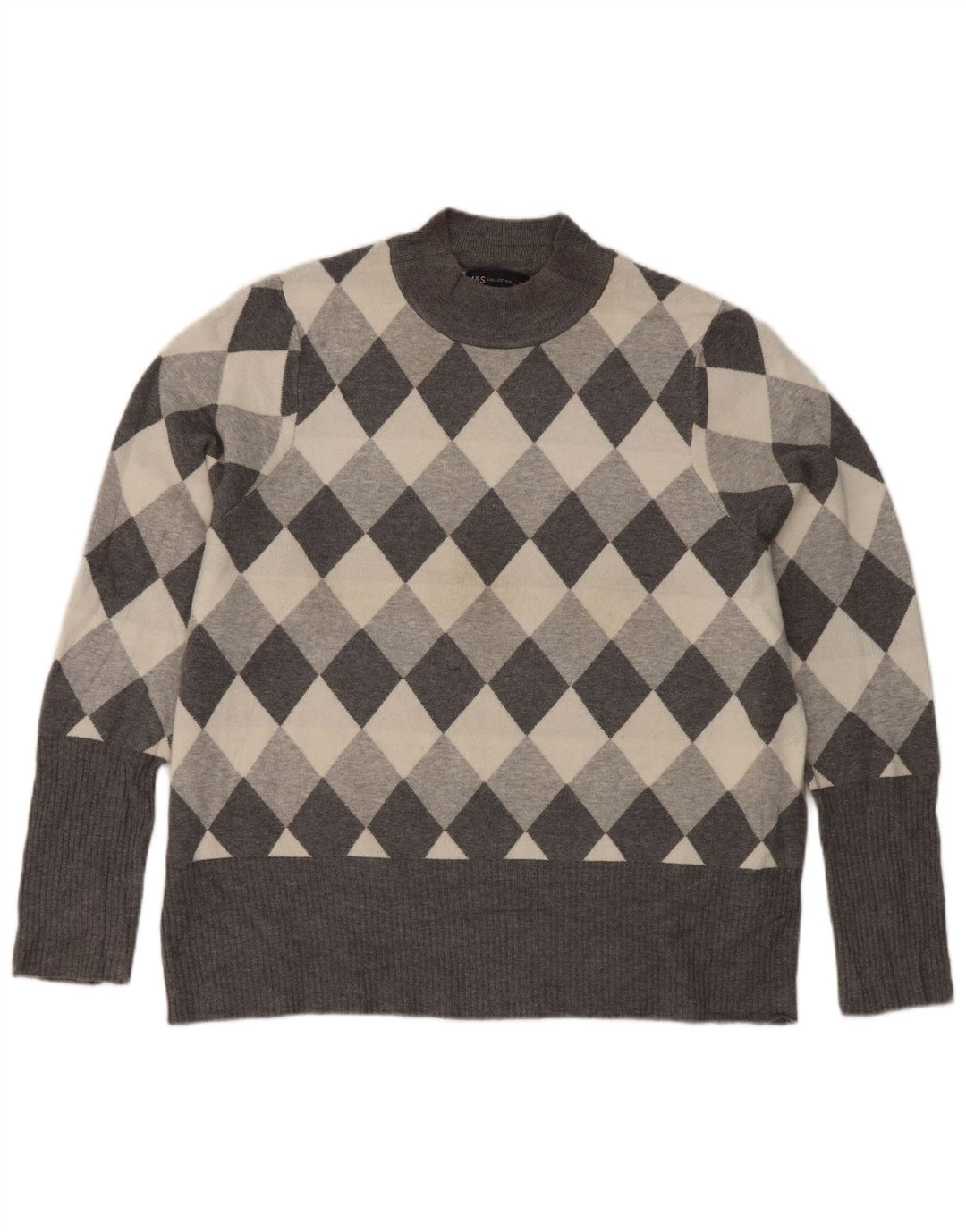 Pulover cu gât țestoasă pentru femei Marks & Spencer UK 22 3XL gri