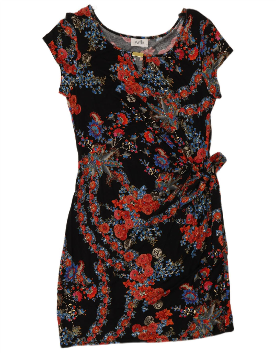 Rochie Wrap pentru femei Wallis UK 16, mare, multicoloră, florală, viscoză