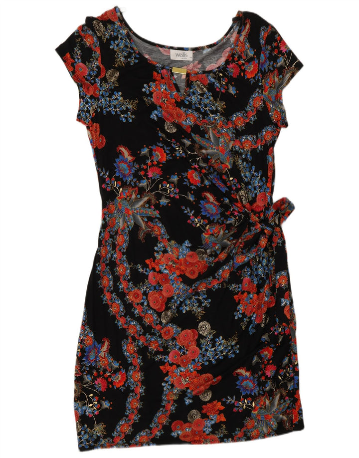 Rochie Wrap pentru femei Wallis UK 16, mare, multicoloră, florală, viscoză