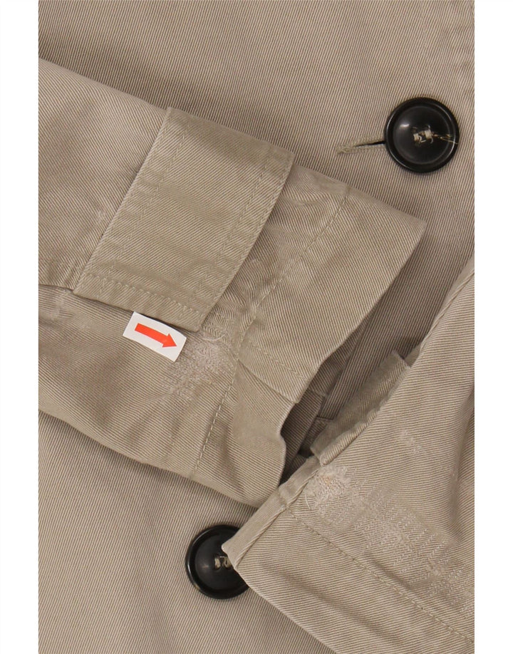 COMPTOIR DES COTONNIERS Womens Trench Coat EU 38 Medium Grey Cotton