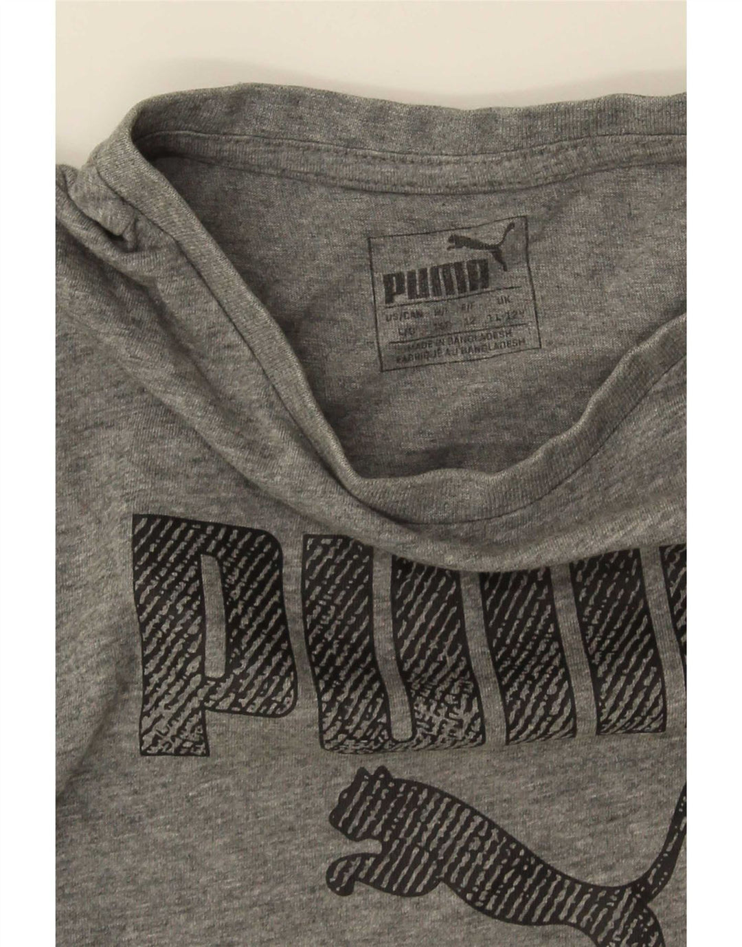 Tricou grafic Puma pentru băieți Top 11-12 ani gri
