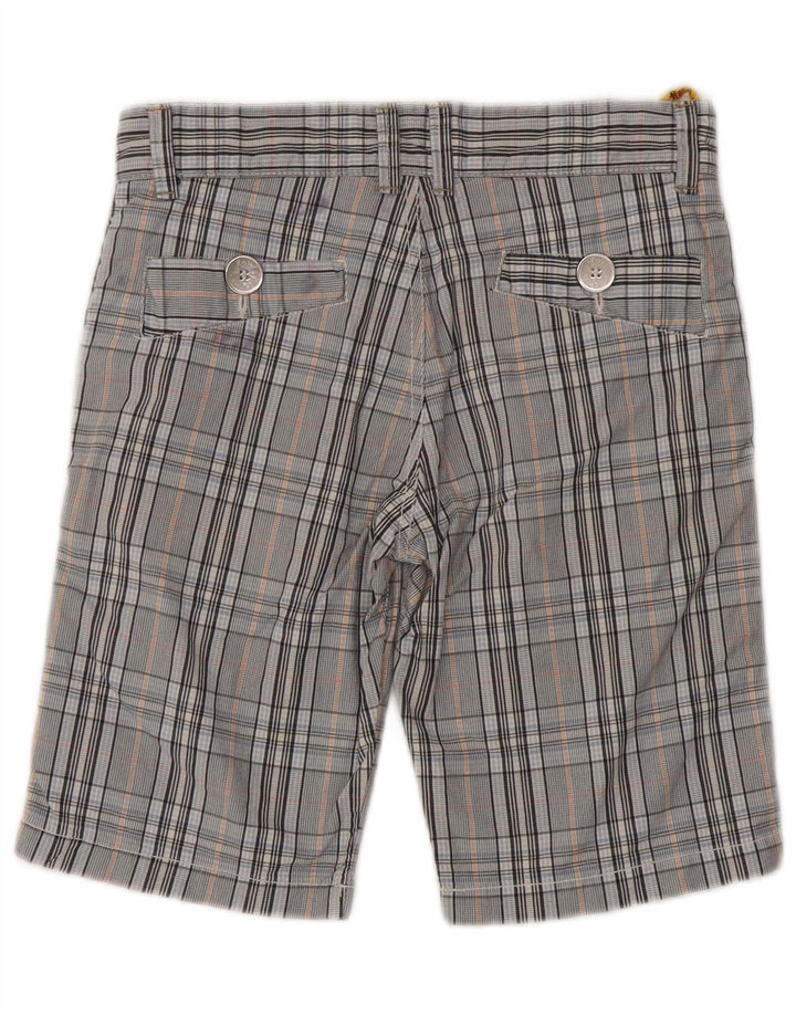 ROY ROGERS Pantaloni Chino Băieți 11-12 Ani W26 Blue Check Bumbac
