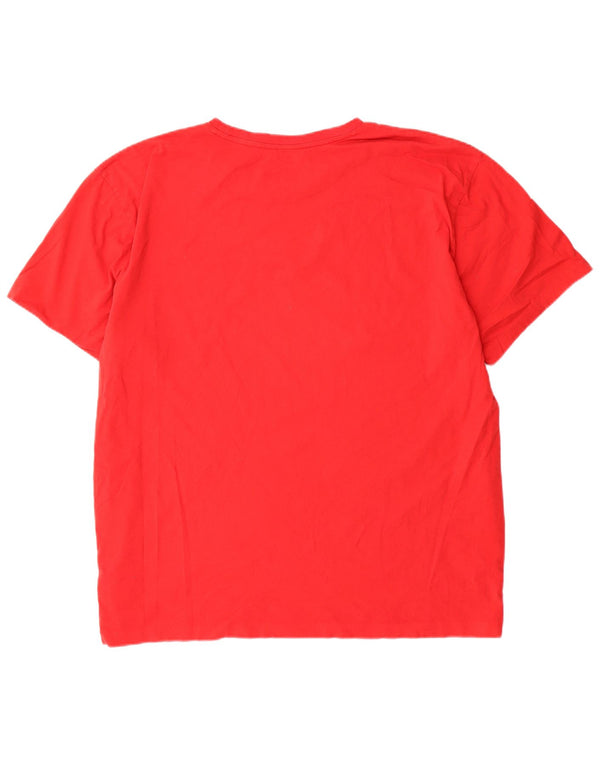 Tricou Polo Ralph Lauren pentru bărbați Top 2XL bumbac roșu