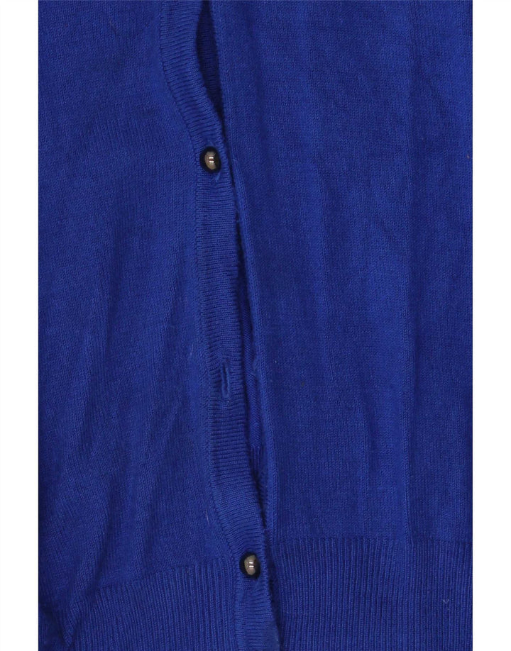 Pulover cardigan pentru femei Marks & Spencer UK 20 XL Blue Viscose
