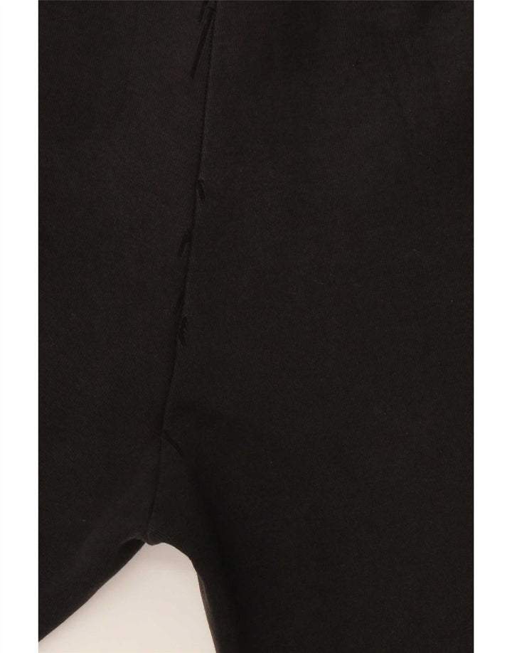 Pantaloni de trening Adidas pentru bărbați, bumbac mediu negru