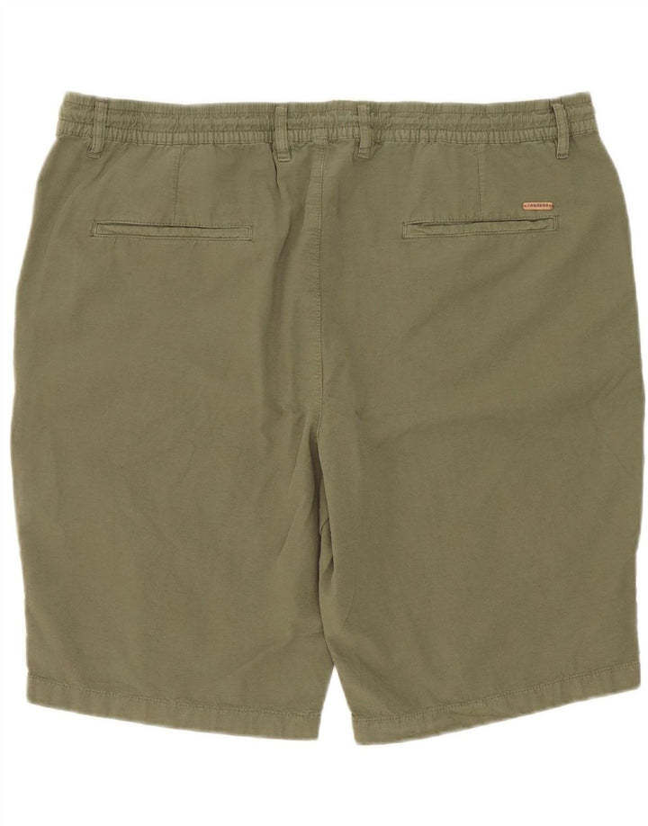 CARRERA Mens Regular Chino Shorts 2XL W42 Khaki Cotton