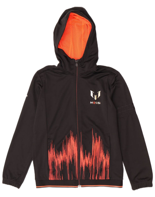 Pulover Adidas pentru băieți MESSI, 11-12 ani, negru, colorant, sport