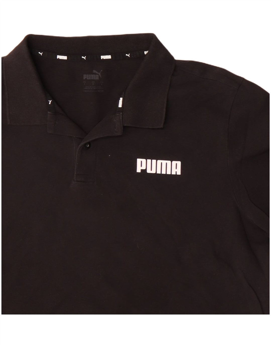 Tricou polo PUMA pentru bărbați, mare, negru, bumbac