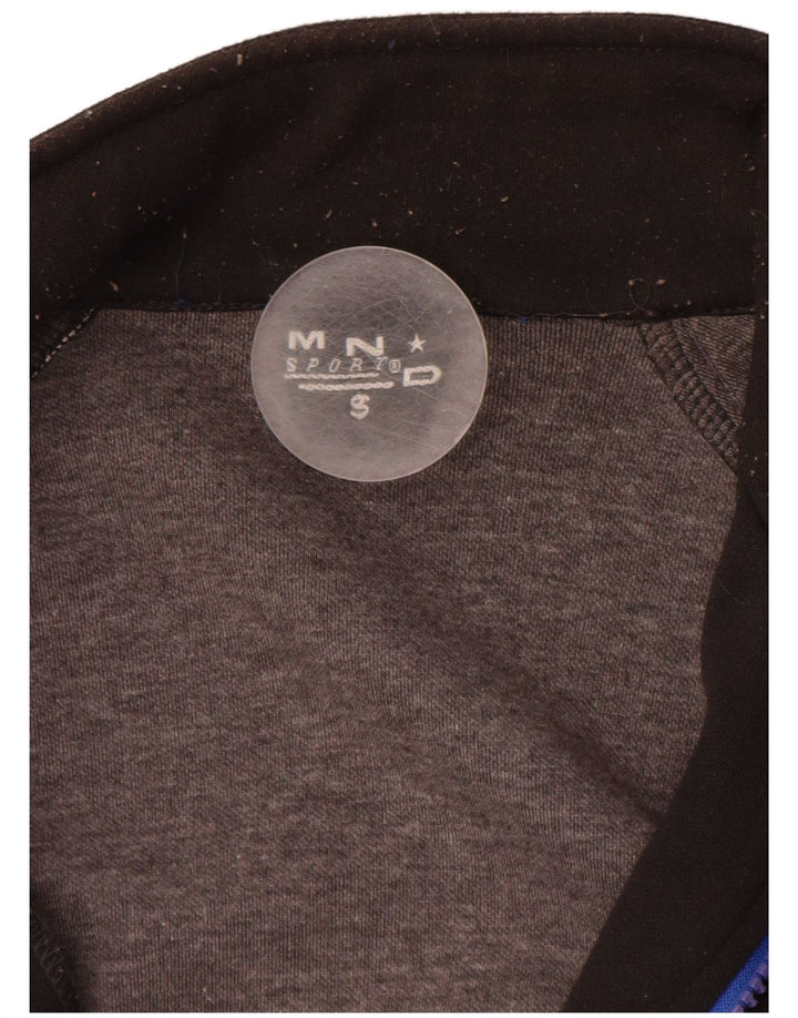 Jachetă de trening pentru bărbați VINTAGE, negru, poliester color bloc