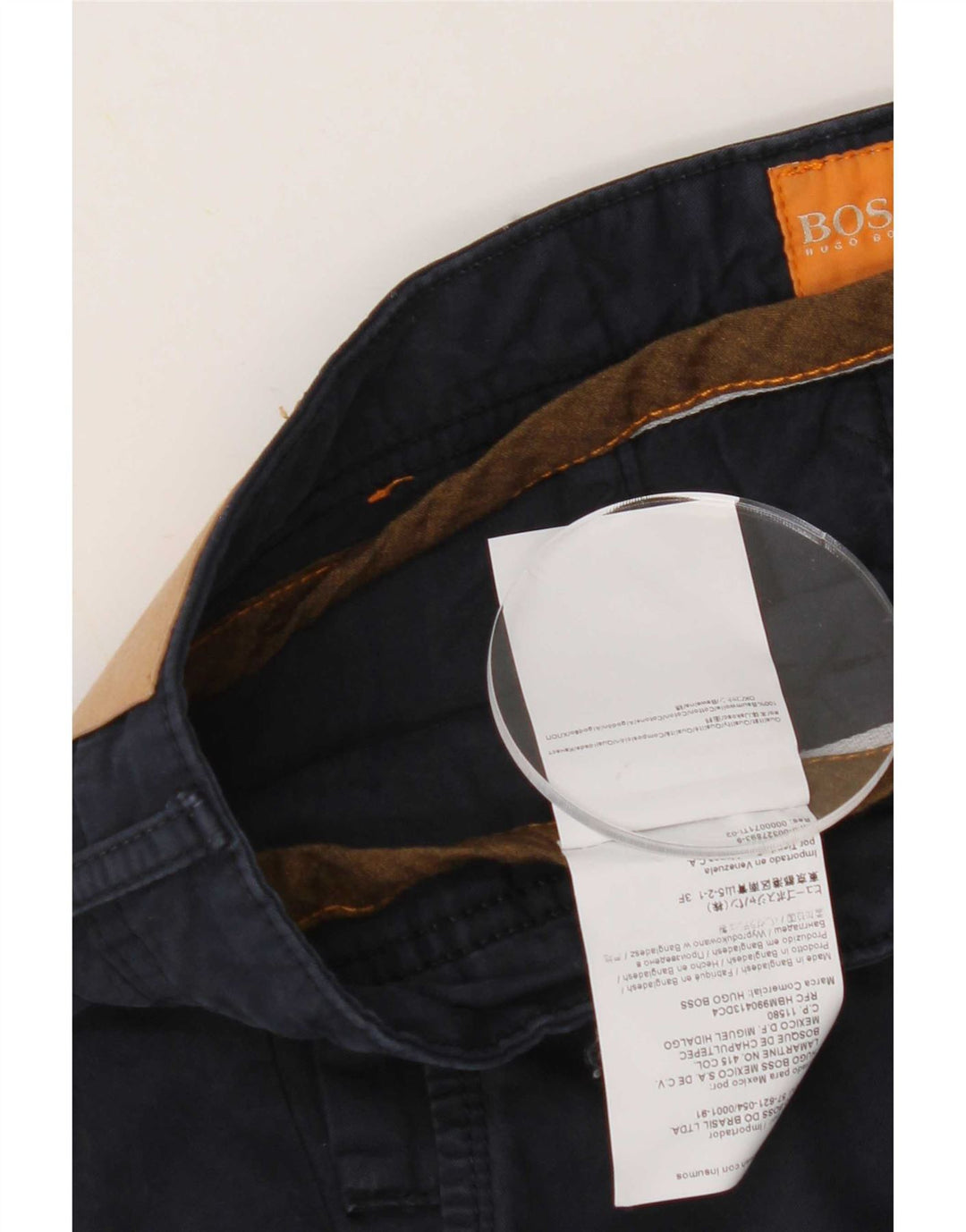 Pantaloni scurți chino pentru bărbați Hugo Boss W36, mari, albastru, bumbac