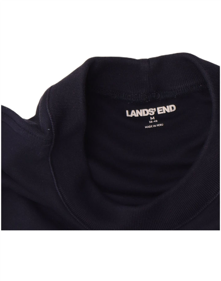 Top pentru bărbați Lands End cu mânecă lungă UK 38/40 Medium Bleumarin