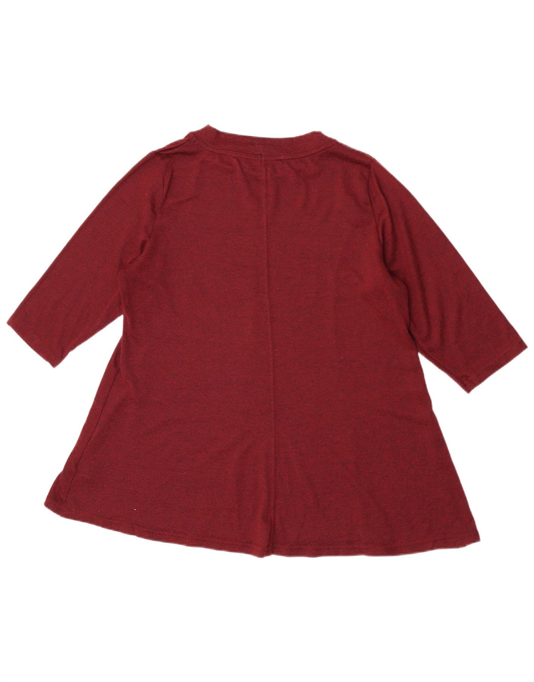 Marks & Spencer Top pentru femei cu mâneci 3/4 UK 20 2XL Bordeaux Poliester