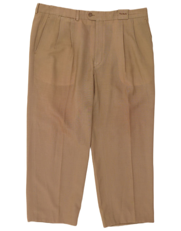 Pierre Cardin Pantaloni obișnuiți pentru femei IT 50 Large W36 L24 Maro