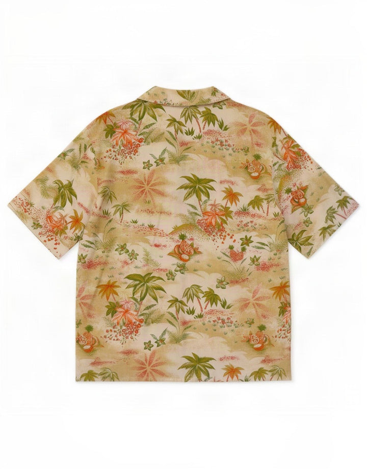 Cămașă hawaiană vintage pentru femei IT 42 Medium Multicolor Floral