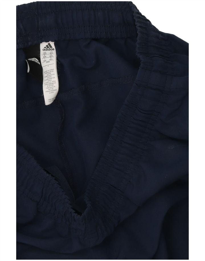 Pantaloni de trening Adidas pentru bărbați cu grafică, poliester mediu albastru