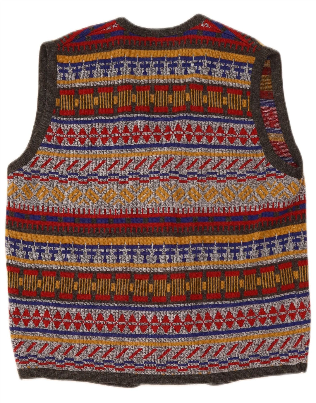 Vestă pentru femei VINTAGE UK 16, mare, multicoloră, Fair Isle