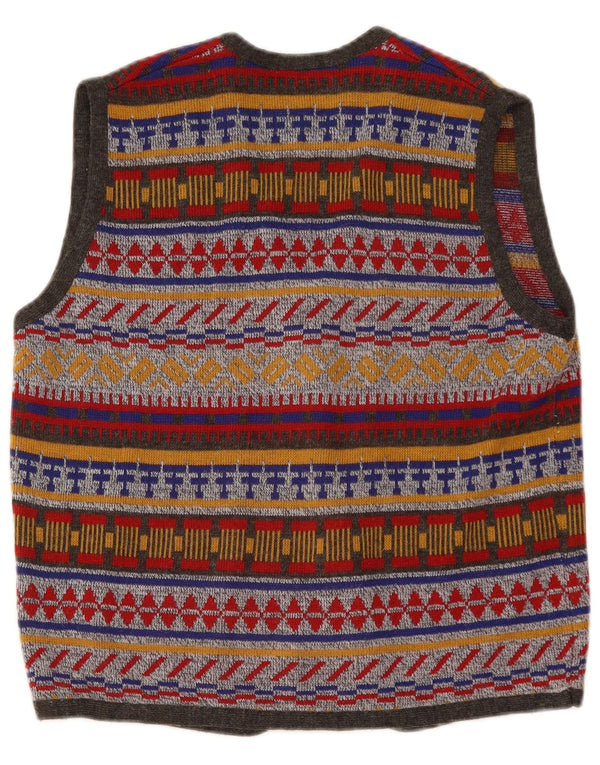 Vestă pentru femei VINTAGE UK 16, mare, multicoloră, Fair Isle
