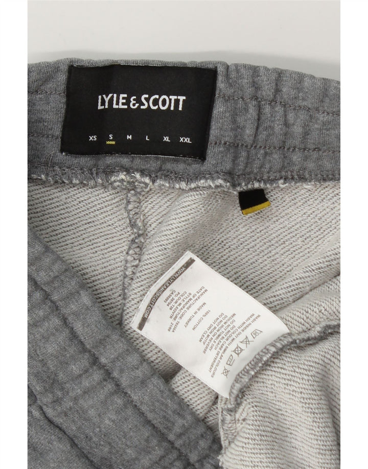 Lyle & Scott Pantaloni de trening pentru bărbați Pantaloni de jogging Bumbac gri mic