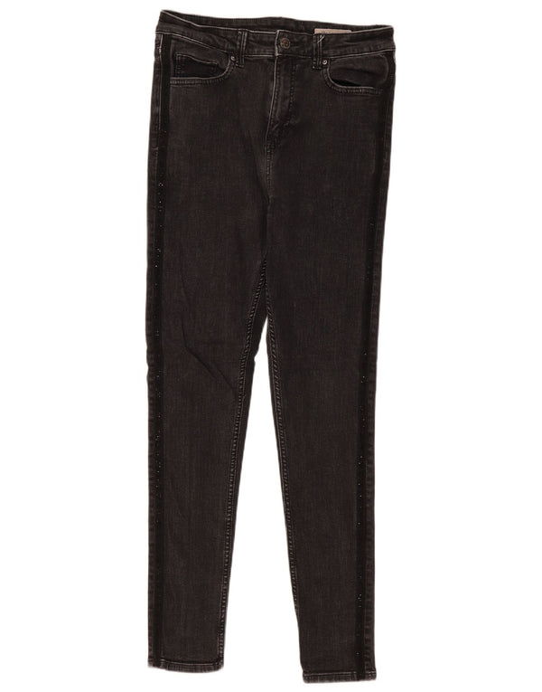 Blugi skinny The Ivy pentru femei Marks & Spencer UK 12 Medium W30 L30 Negri