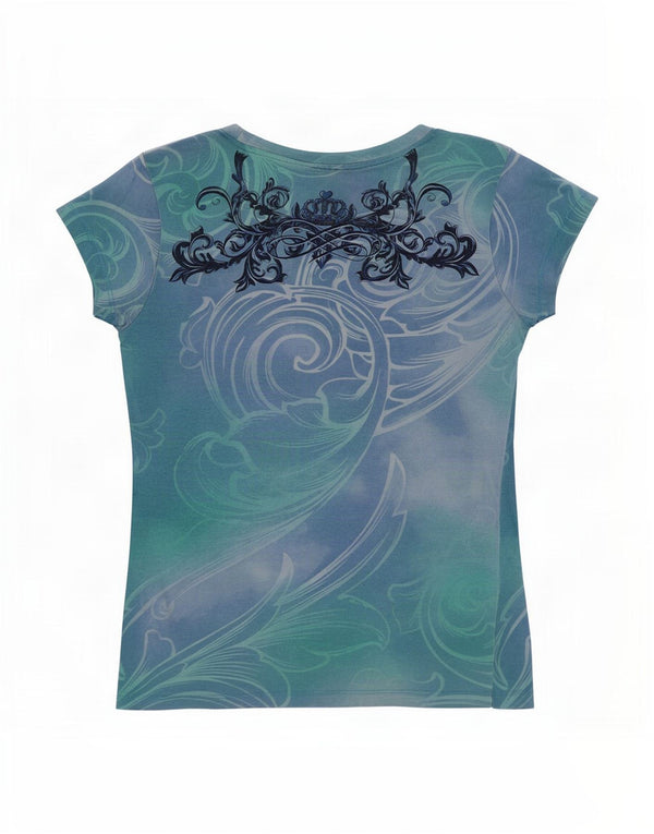 Hard Rock Cafe Tricou grafic Roma pentru femei Top UK 8 Small Multicolor