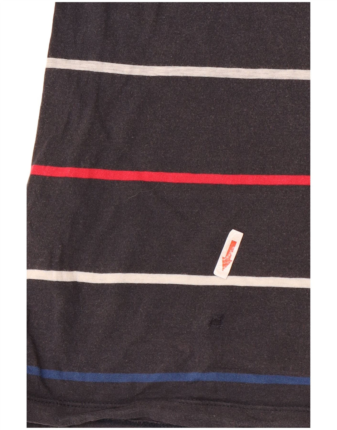 GANT Tricou pentru bărbați Top mare, gri, cu dungi din bumbac