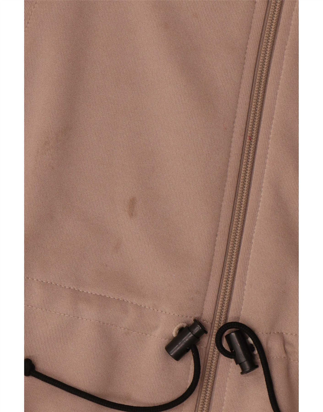Jachetă de top pentru trening supradimensionată Adidas pentru femei UK 8 Small Beige Poliester