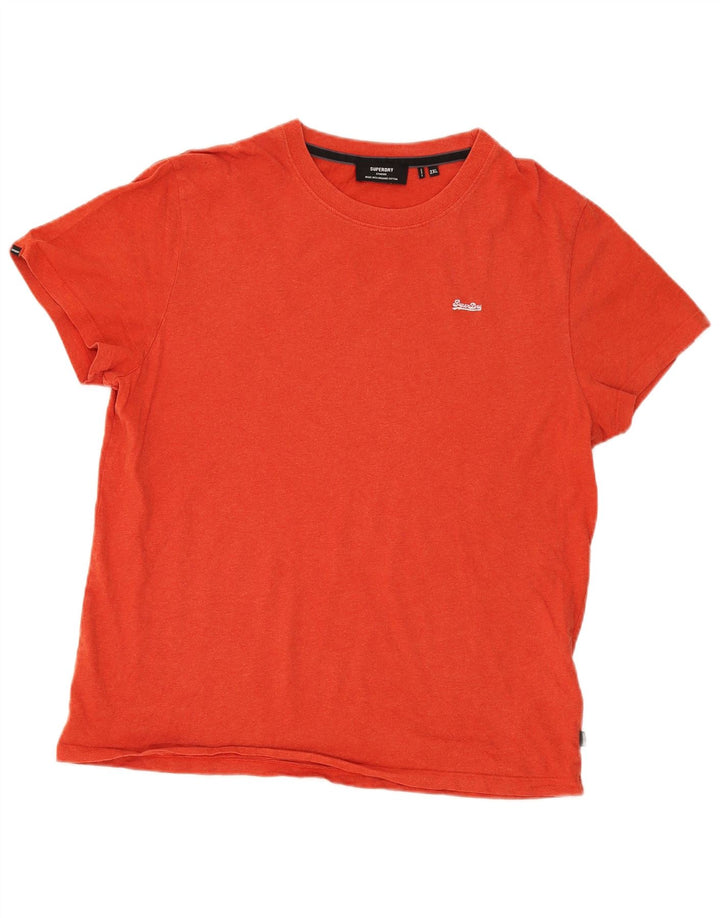 Tricou Superdry pentru bărbați Top 2XL bumbac roșu