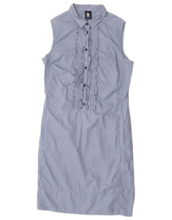 Marina Yachting Rochie cămașă fără mâneci pentru femei UK 12 Medium Blue