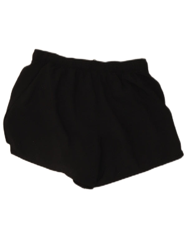 Pantaloni scurți sport Nike Dri Fit pentru femei UK 12 Poliester mediu negru