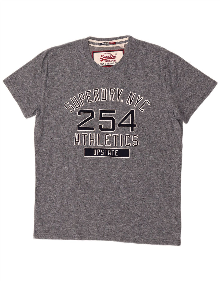 Tricou grafic pentru bărbați Superdry Top XL bumbac gri