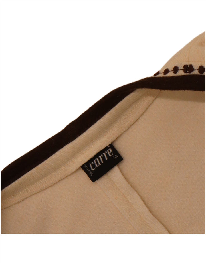 Pulover cardigan deschis fără mâneci Carre pentru femei EU 42, mare, alb