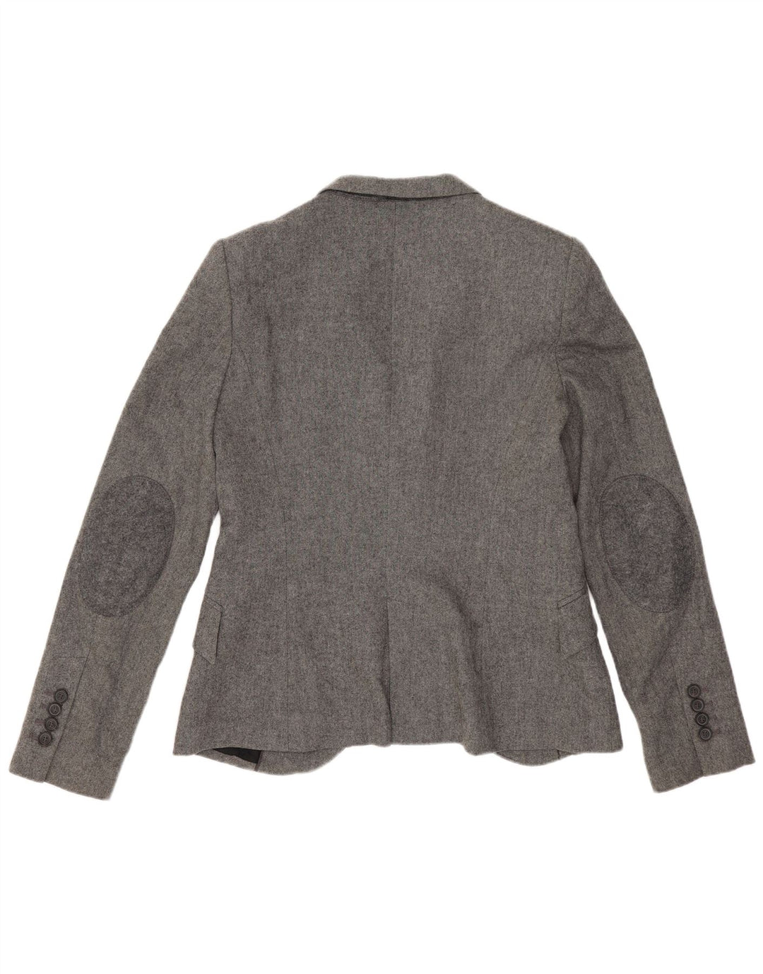 Jachetă Blazer pentru femei Zara cu 1 nasture UK 12, gri mediu, viscoză