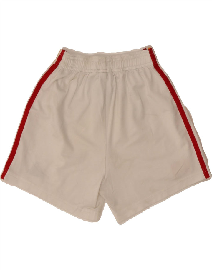 ADIDAS Boys Sport Shorts 9-10 Years  White Polyester Vintage Adidas and Second-Hand Adidas from Messina Hembry 