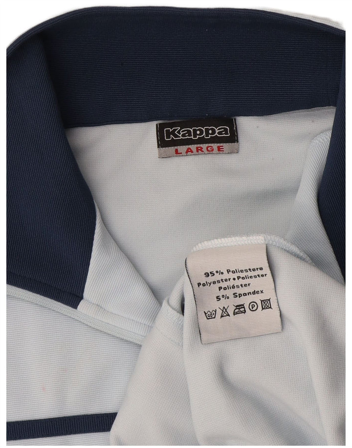 Jachetă de trening Kappa pentru femei UK 14, mare, albastru, poliester color bloc