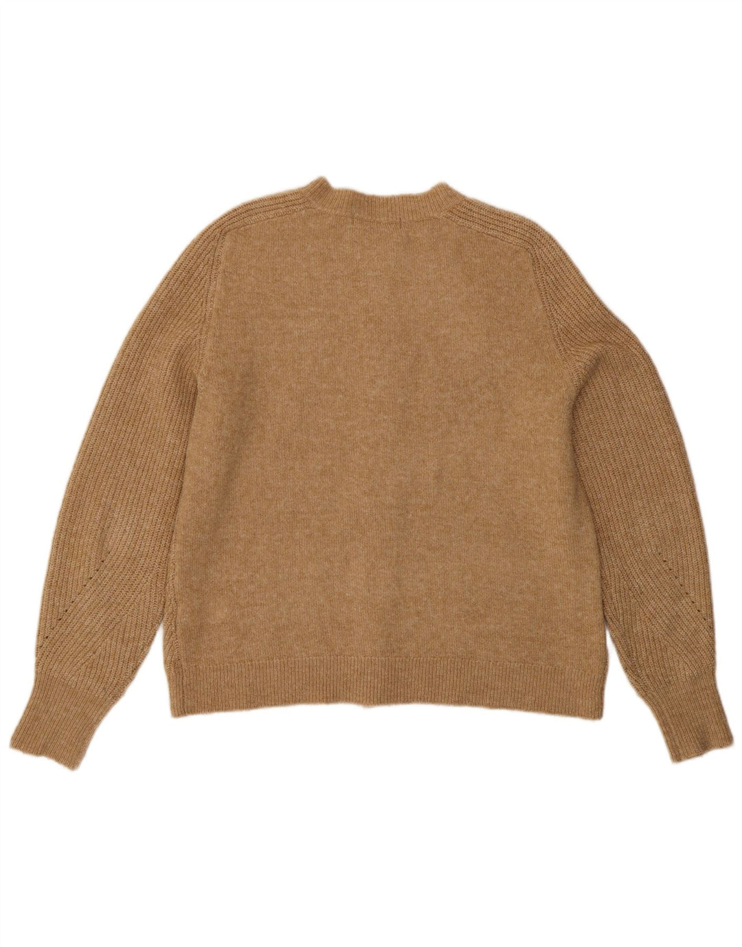 Pulover cardigan pentru femei Marks & Spencer UK 14 maro mediu acrilic