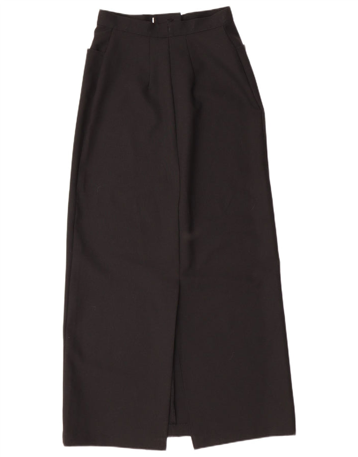 Fusta Maxi pentru femei cu talie înaltă BENETTON IT 44 Medium W25 Poliester negru