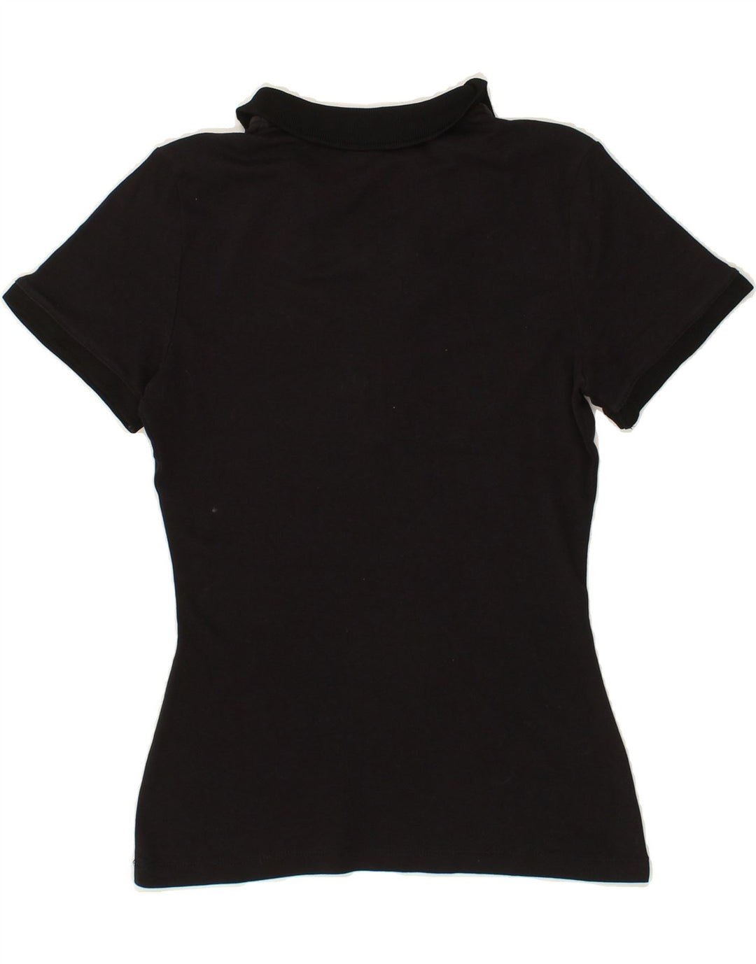 NORTH SAILS Womens Graphic Polo Shirt UK 12 Medium Black Cotton Vintage North Sails and Second-Hand North Sails from Messina Hembry 