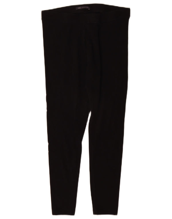 Leggings crop pentru femei Marks & Spencer UK 12, bumbac mediu negru