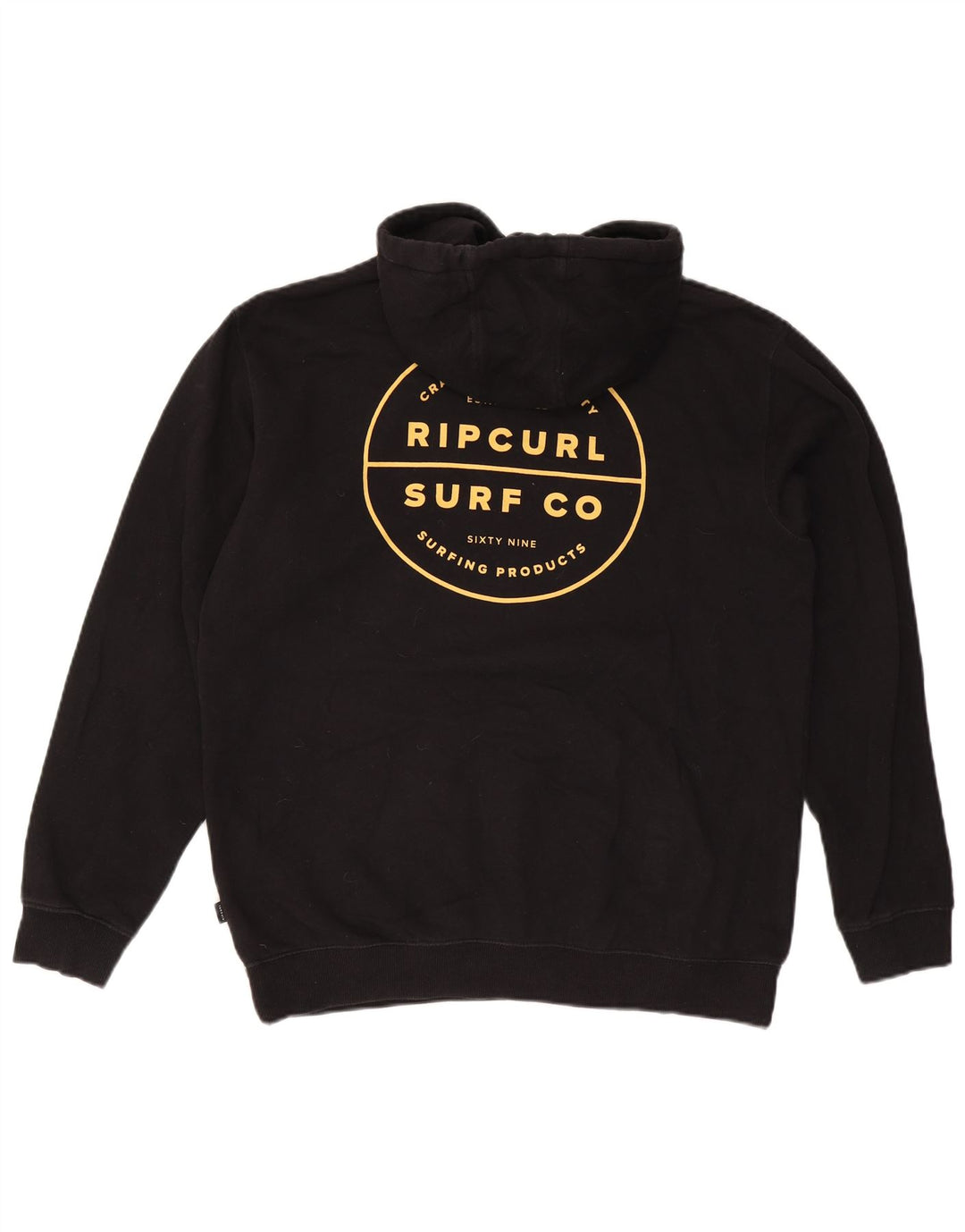RIP CURL Hanoră grafică pentru bărbați, bumbac mediu negru